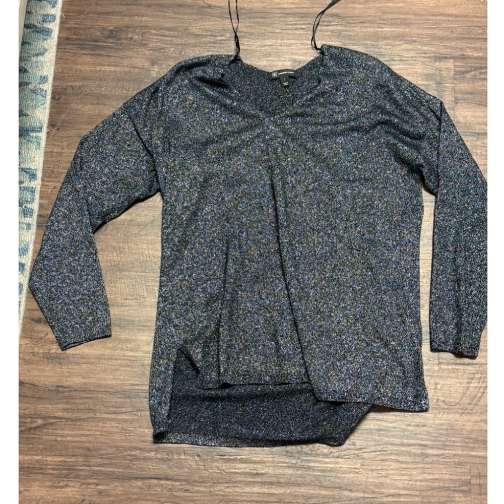 INC Black and Gray Specked Shirt